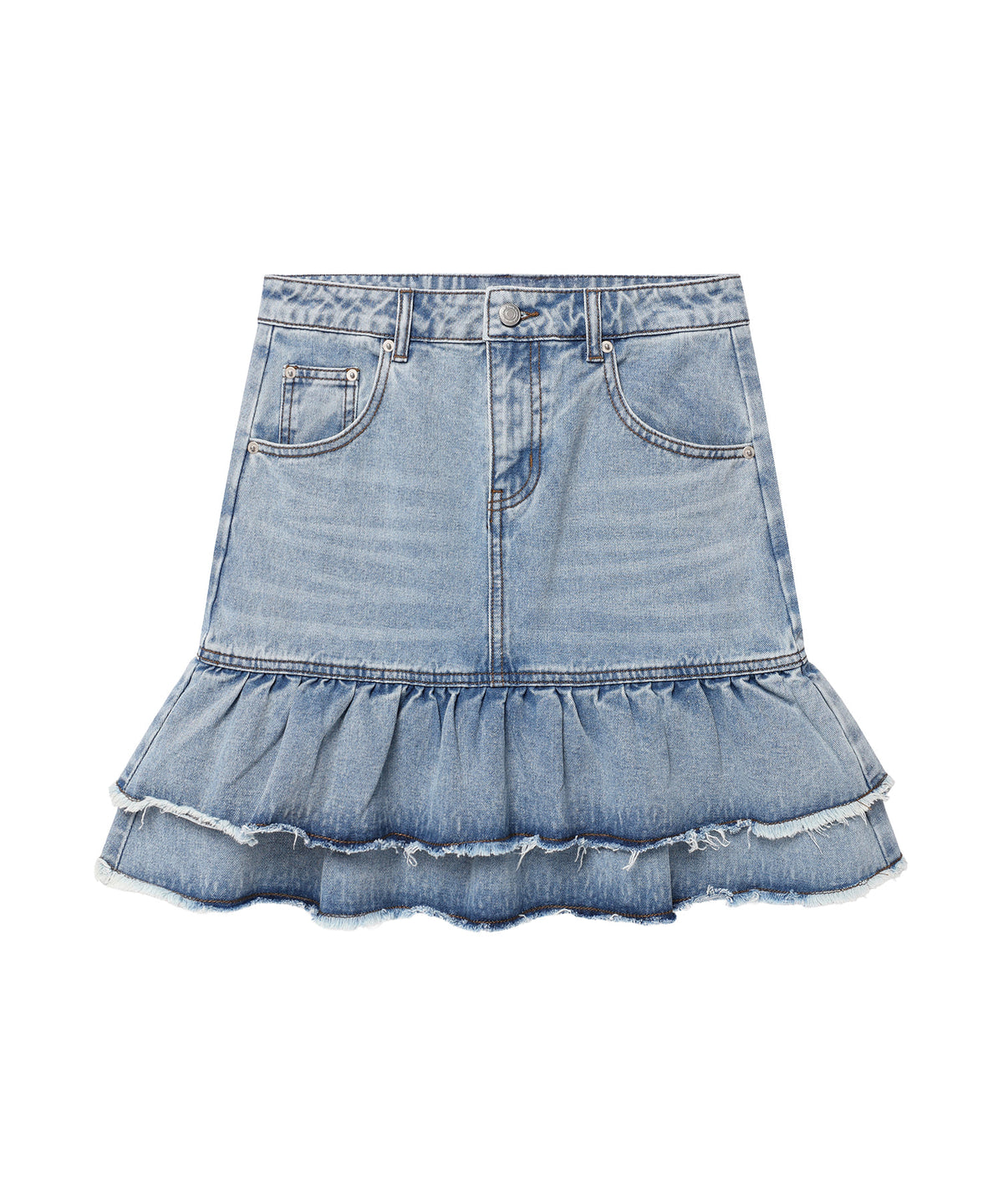 ames-worldwide-fw-26-frill-denim-skirt-light-blue-s
