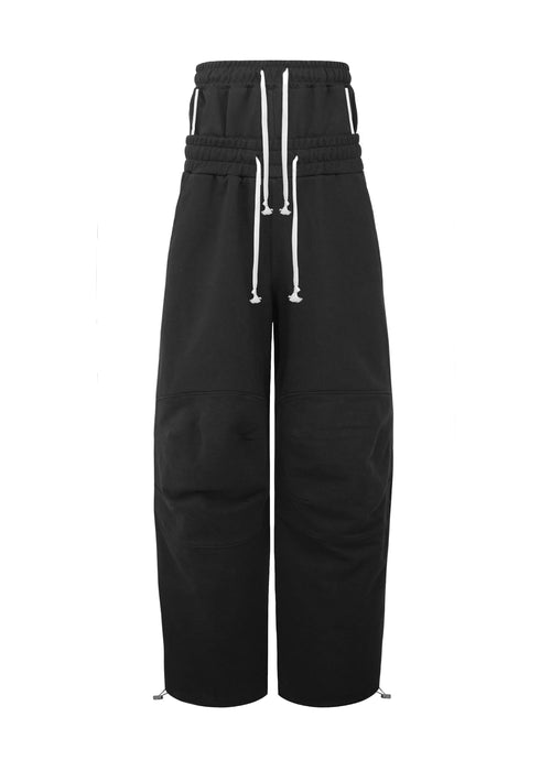 another-youth-ss-26-double-layered-sweatpants-black-black-s