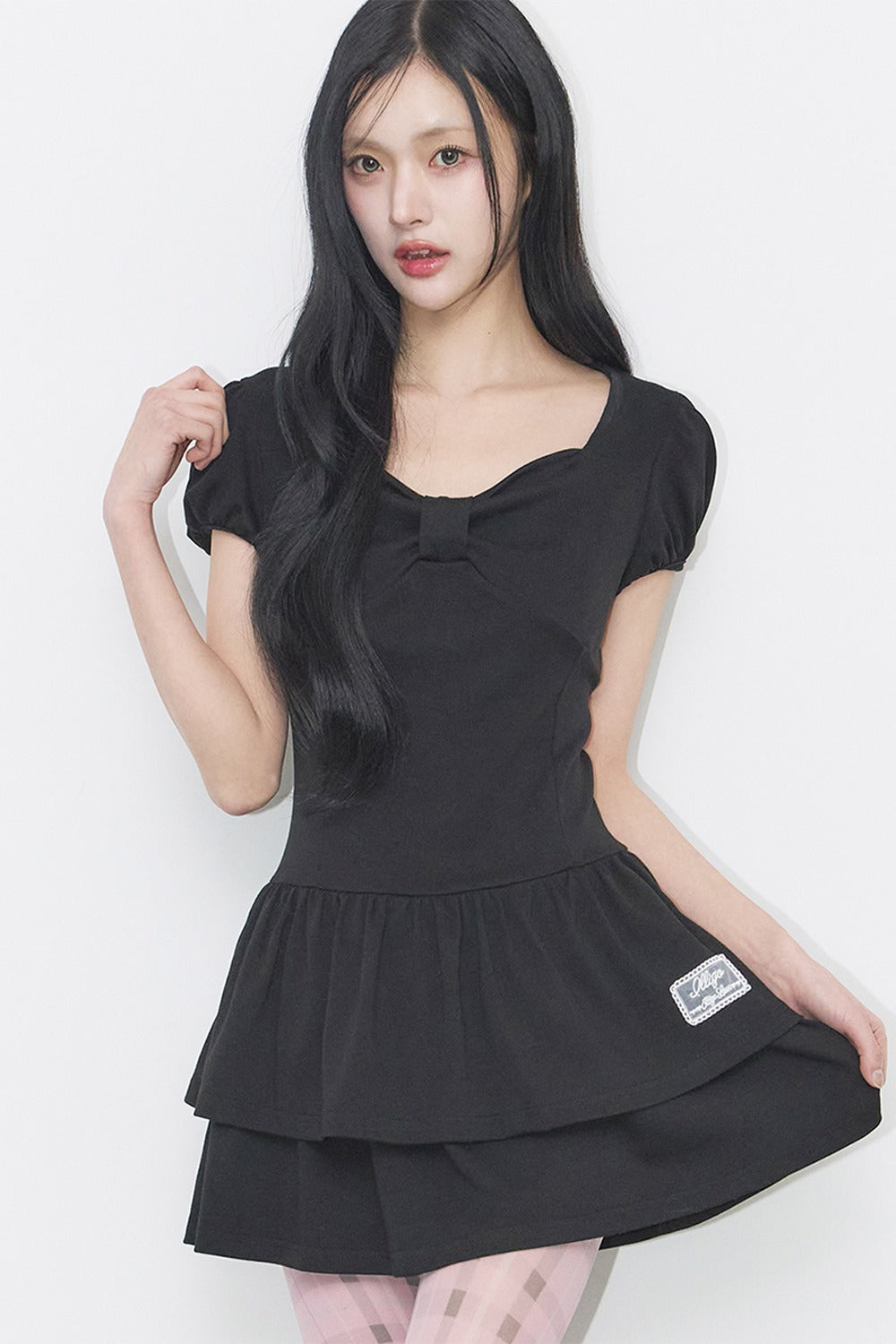 illigo-ss-26-bow-flare-mini-dress-black-black-s
