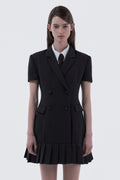 mausoleum-ss-26-jenn-pleated-half-sleeve-suit-jacket-dress-tweed-black-tweed-black-s