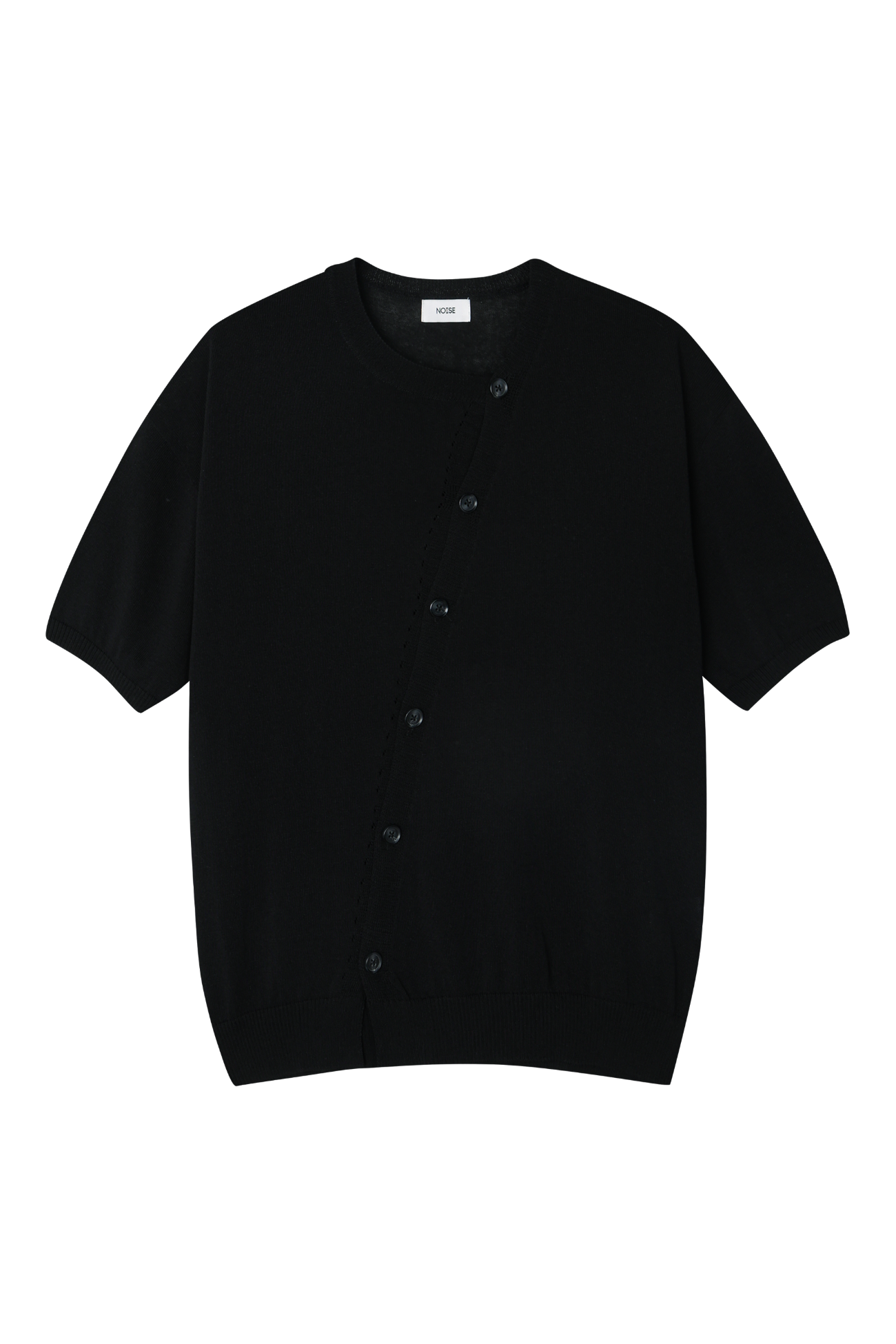 noise-ss-26-diagonal-half-button-cardigan-black-black-s
