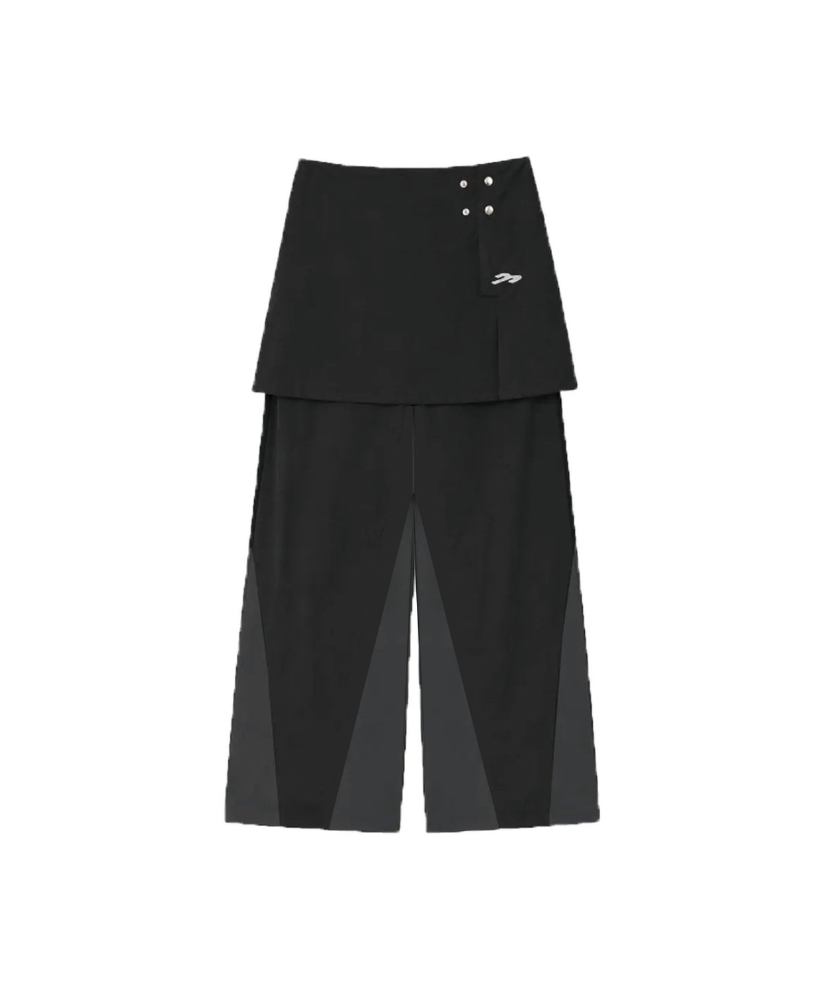 tansanmagnesium-fw-26-layered-cut-out-skirt-pants-black-black-s