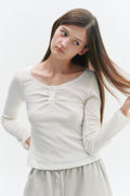 moilly-fw-25-flower-button-shirring-top-ivory-ivory-s