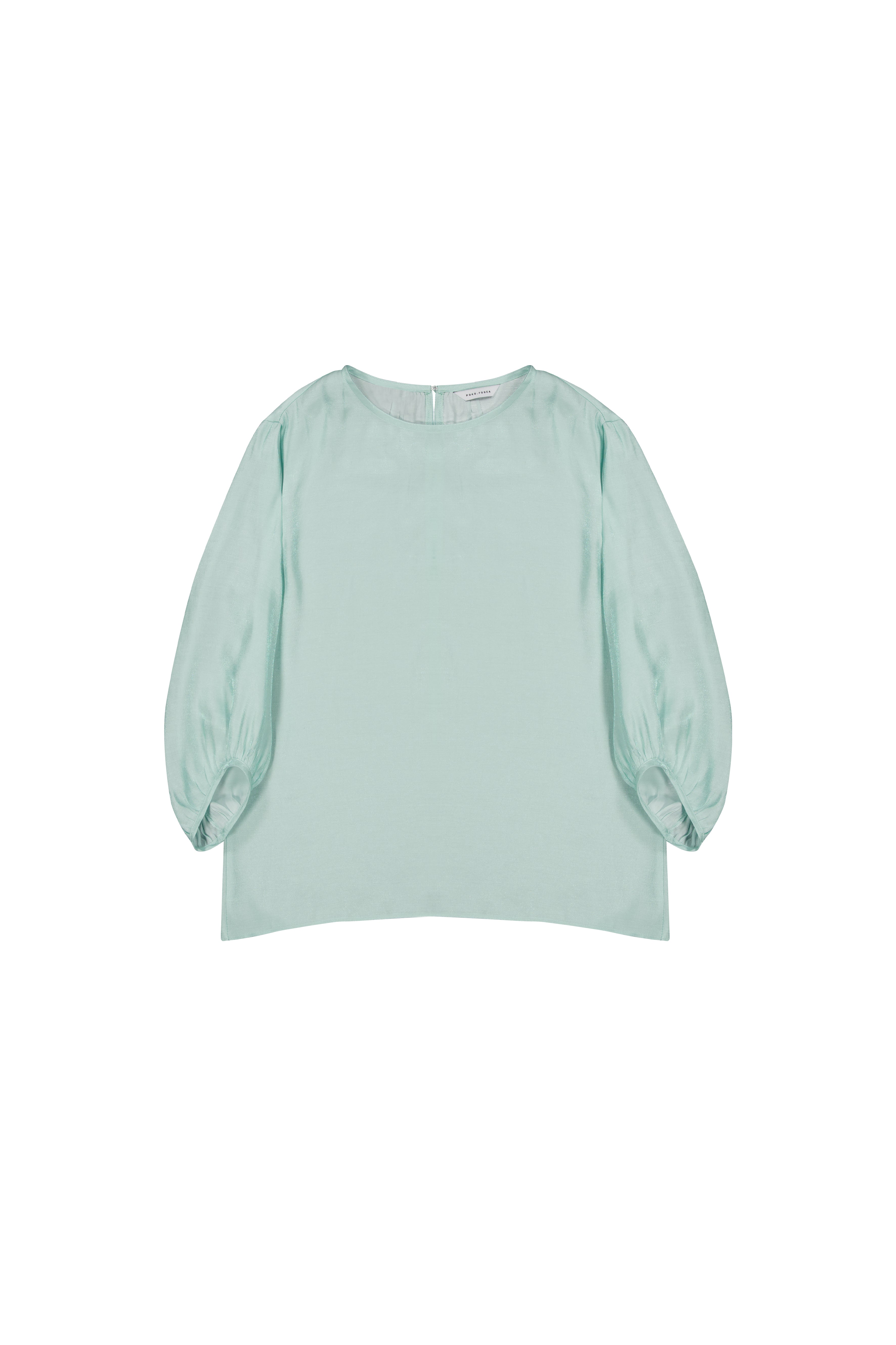 pokofosca-ss-25-pearl-ruched-blouse-(jade)