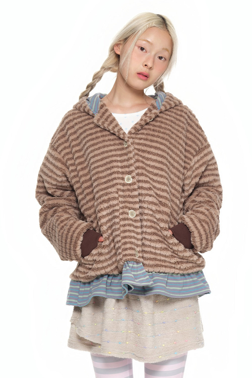 youthbath-ss-26-button-up-hooded-jumper-beige-beige-s