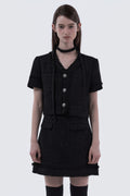 mausoleum-ss-26-fringed-tweed-string-half-sleeve-jacket-tweed-black-tweed-black-s