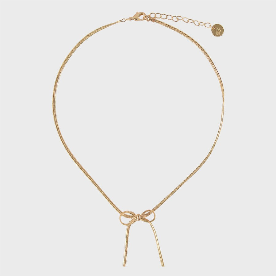 [EIREVE] BABY RIBBON CHOKER NECKLACE_GOLD