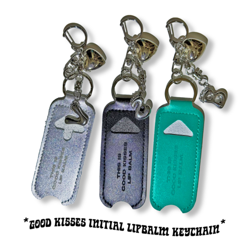 3amgang-ss-26-good-kisses-initial-lipbalm-keychain-3color-black-s