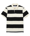 knd-ss-26-lazy-club-stripe-rugby-half-shirt-black-black-s