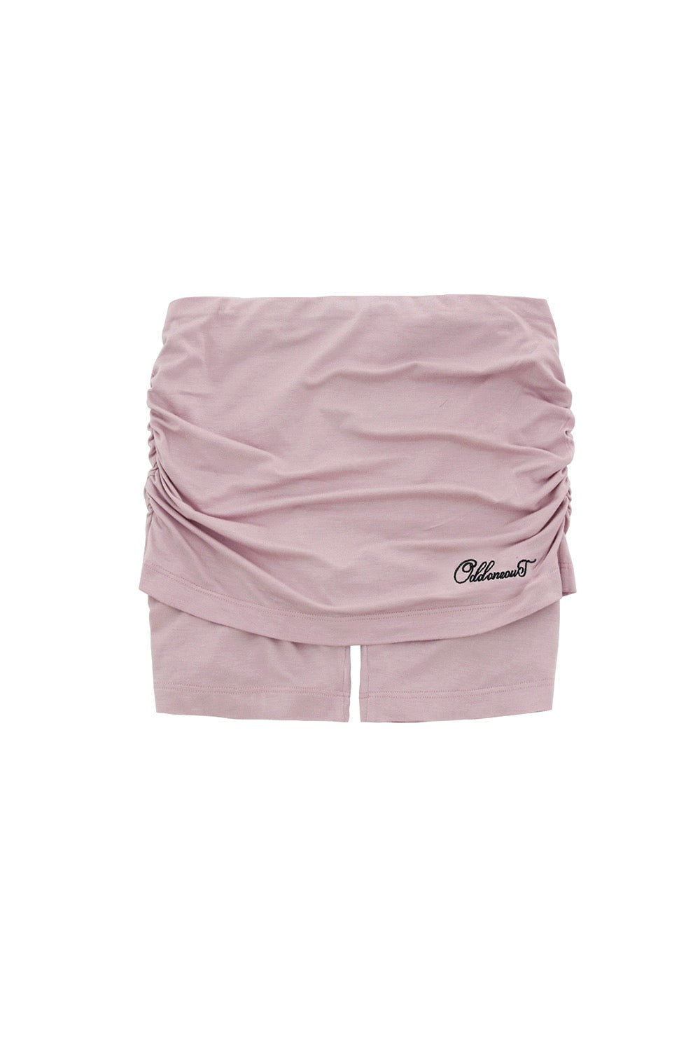 odd-one-out-ss-26-mono-shirring-short-skirt-pants-pink-pink-s