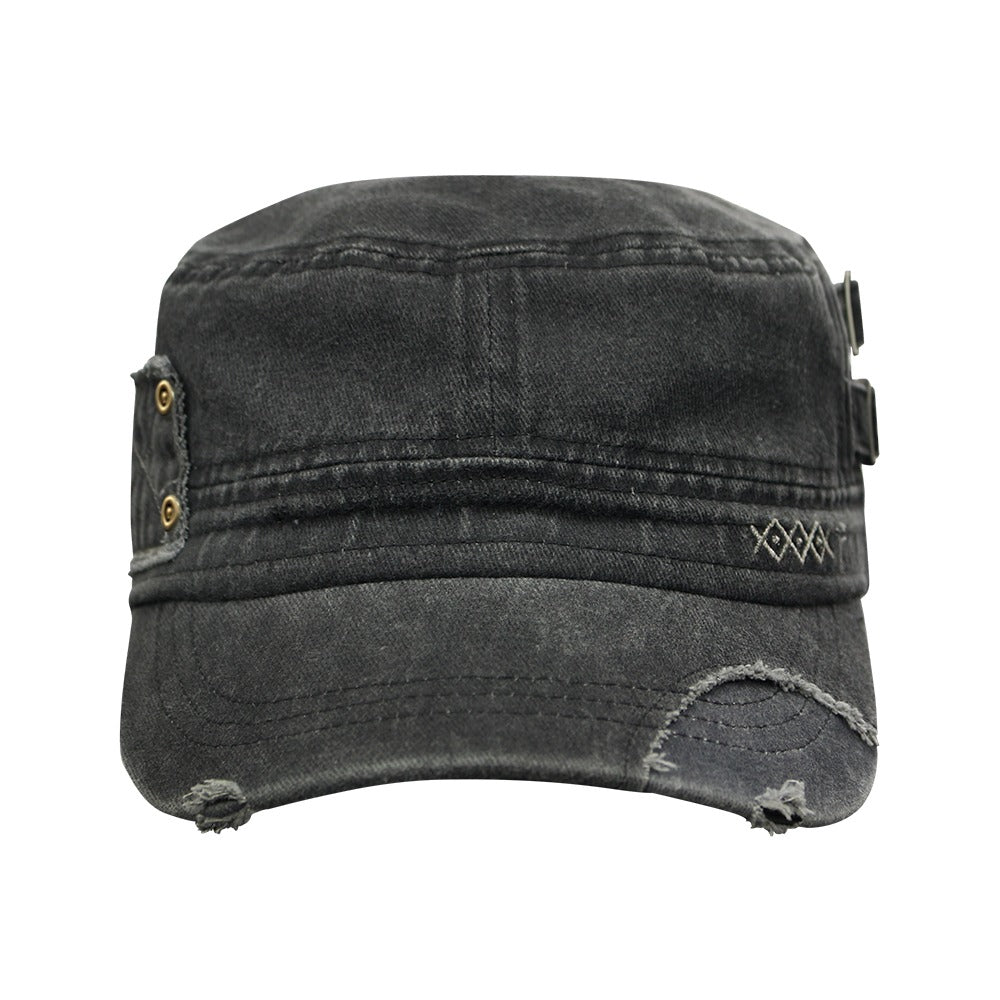 mainbooth-ss-26-patchwork-military-cap-charcoal-charcoal-s