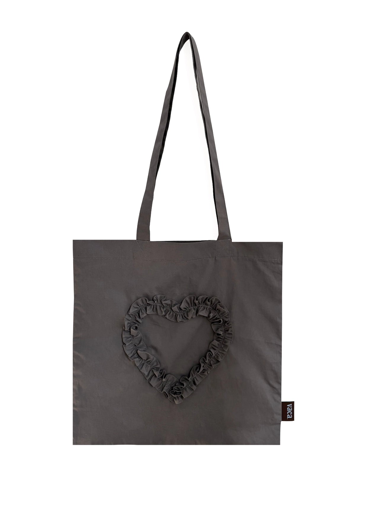 vaca-seasonless-ruffle-heart-cotton-bag-(charcoal)