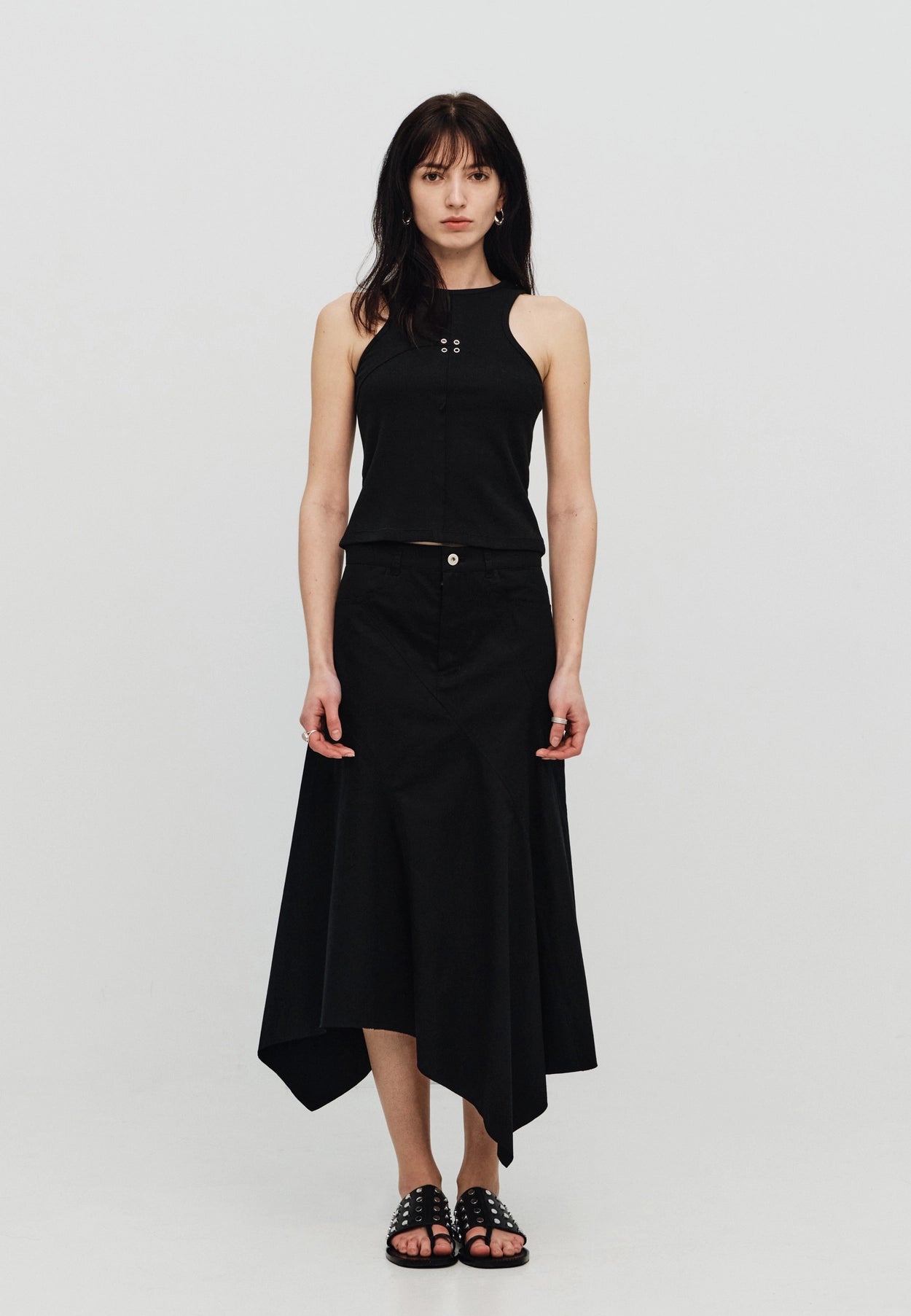 sealot-ss-25-asymmetric-raw-cut-cotton-long-skirt-black-black-s