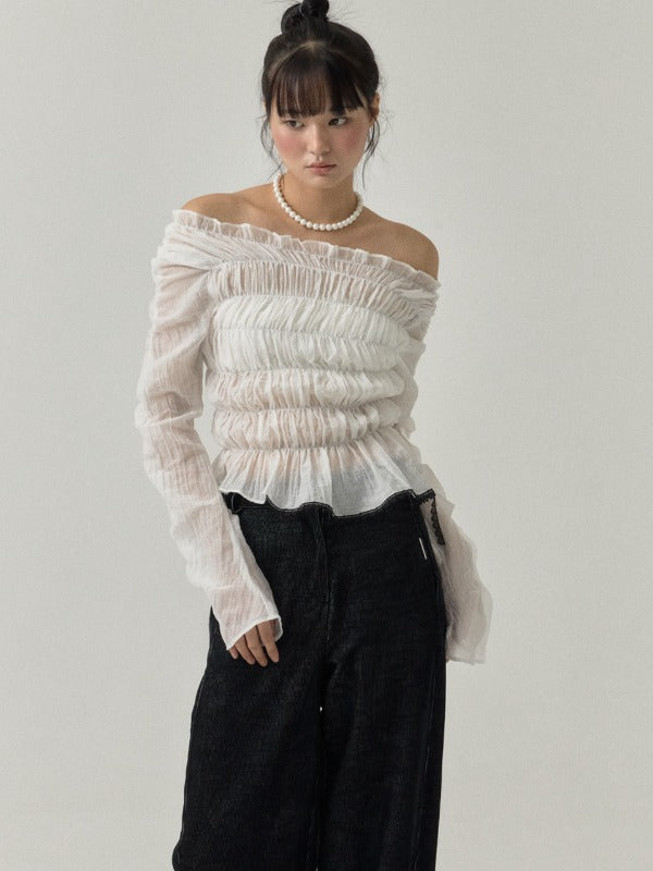 sorry-too-much-love-ss-26-shirred-crinkle-elastic-drape-blouse-white-white-s