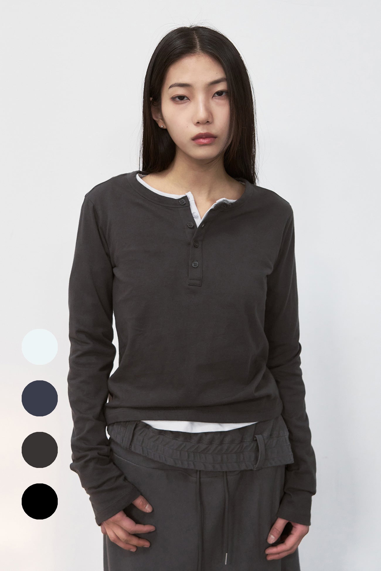 sis-a-ss-26-4-button-henley-neck-t-shirt-4-colors-fog-gray-s