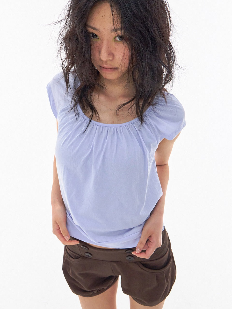 expired-girl-ss-26-soft-shirring-top-ice-blue-blue-s
