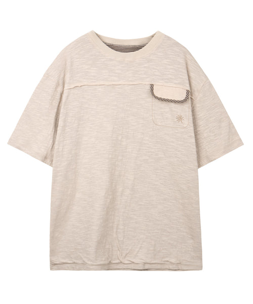 dandel-ss-26-dd-reversible-stripe-pocket-tee-beige-beige-s