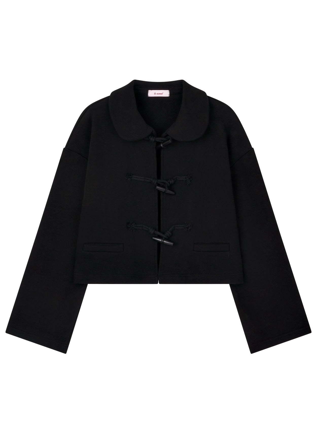 lo-axual-fw-25-peter-pan-collar-toggle-jacket-black-black-s