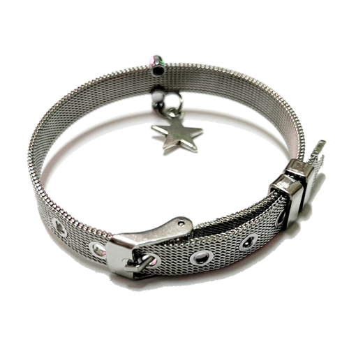 3amgang-seasonless-silver-star-belt-bracelet