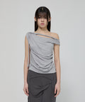 flareup-ss-26-braided-drape-one-shoulder-top-fl-140-gray-gray-s
