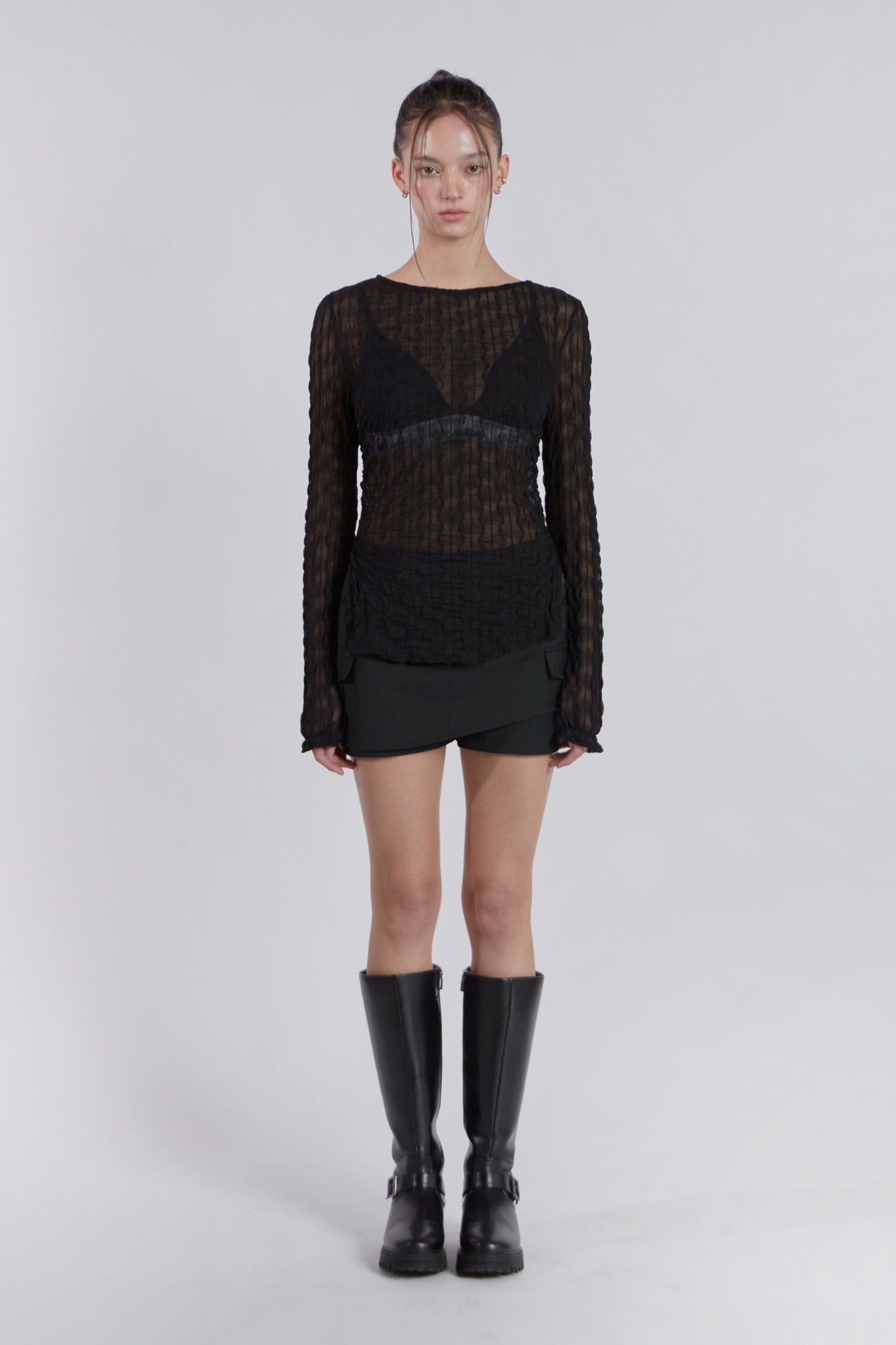 jinjuse-ss-26-mini-pocket-unbalance-skirt-charcoal-charcoal-s