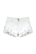 chemehc-ss-24-stud-flower-lace-shorts-white