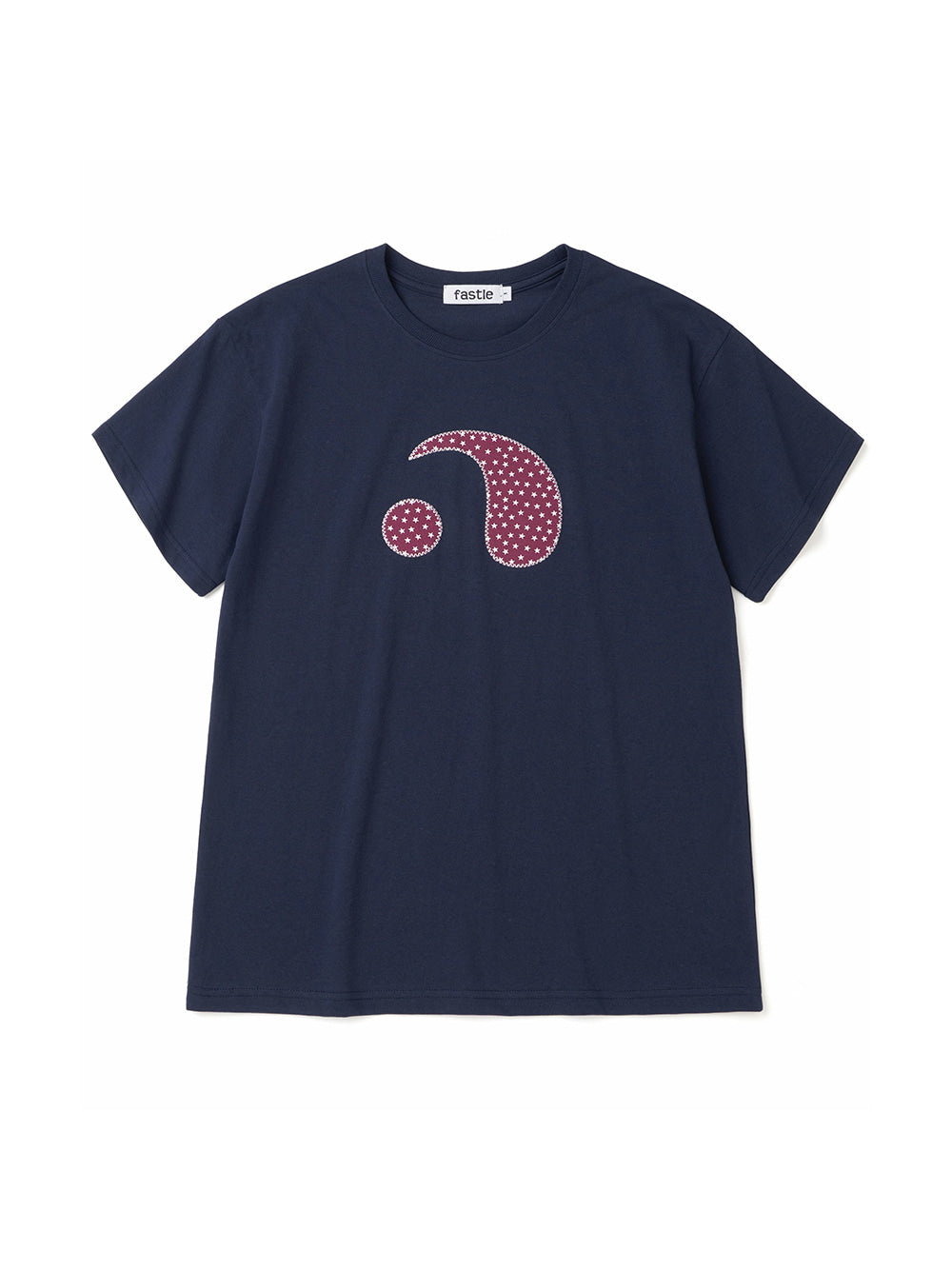 fastle-ss-26-axis-patch-tee-navy-navy-s