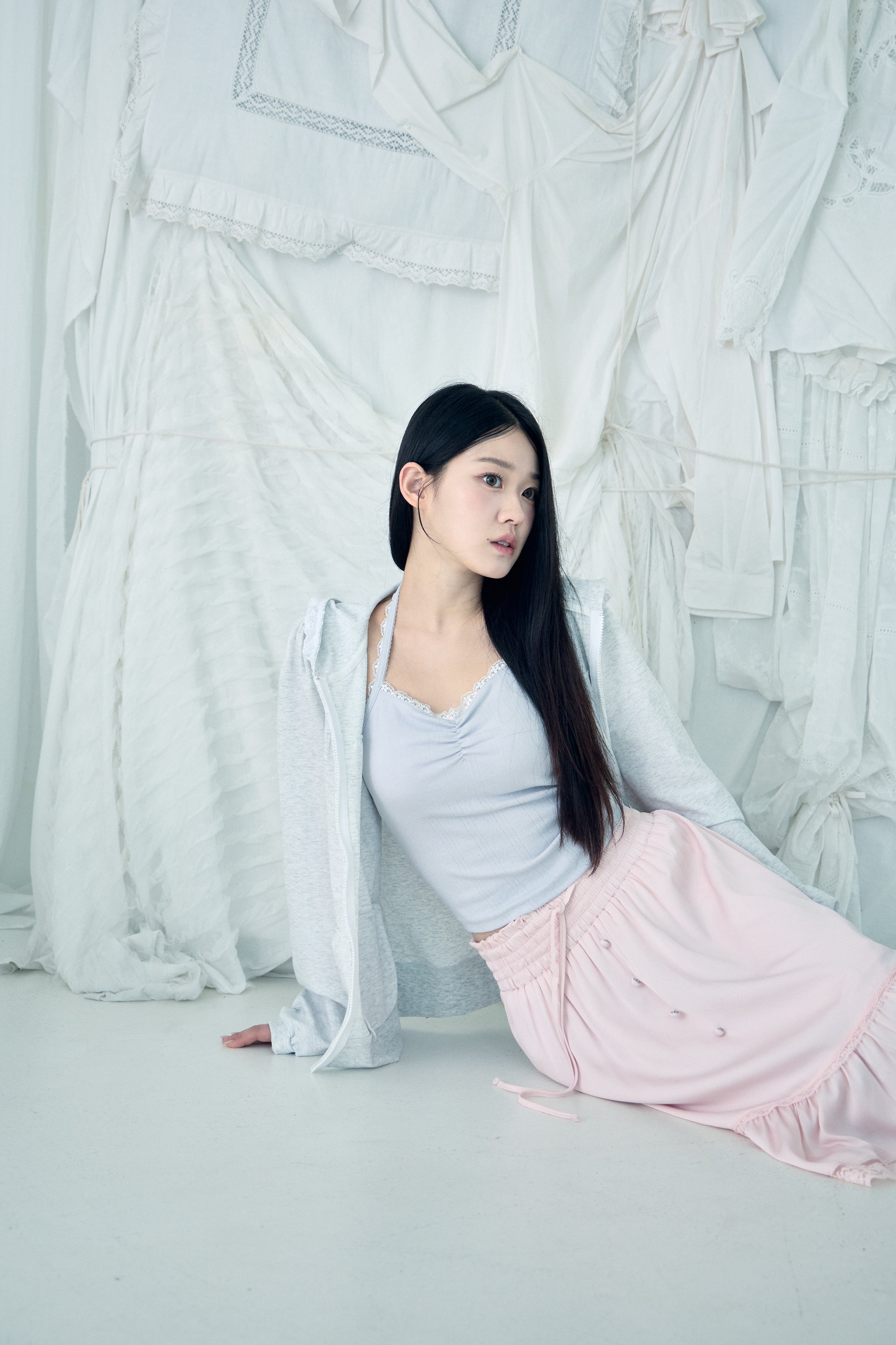 DAYNEE Luna halter top Ash lilac