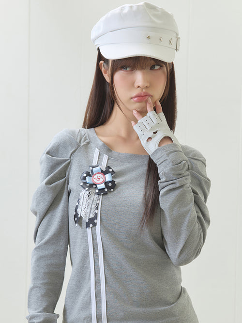 luv-is-true-ss-26-el-rosette-shirring-tee-gray-gray-s