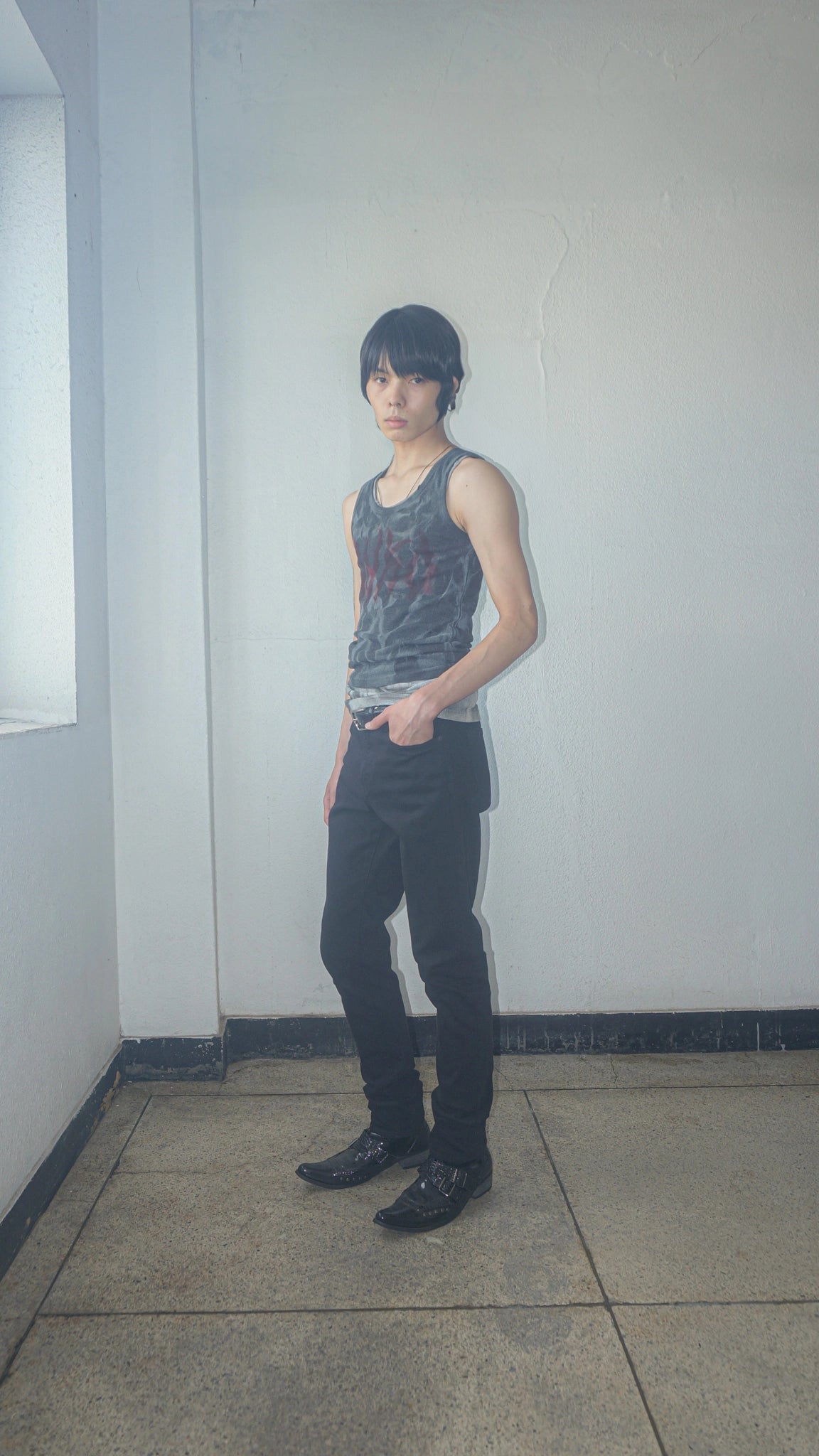 gyko-ss-25-messy-sleeveless-charcoal-charcoal-s