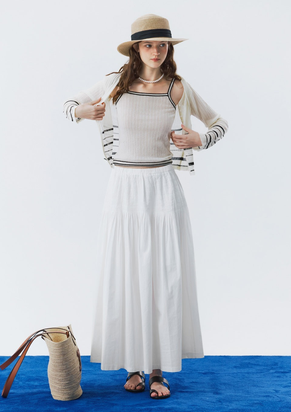 opendoorstudio-ss-25-texture-slimcardigan-set-cream