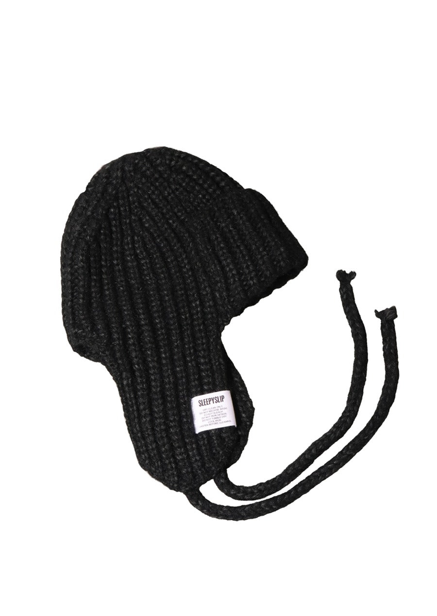 sleepy-slip-fw-26-moss-knit-black-trooper-hat-black-s