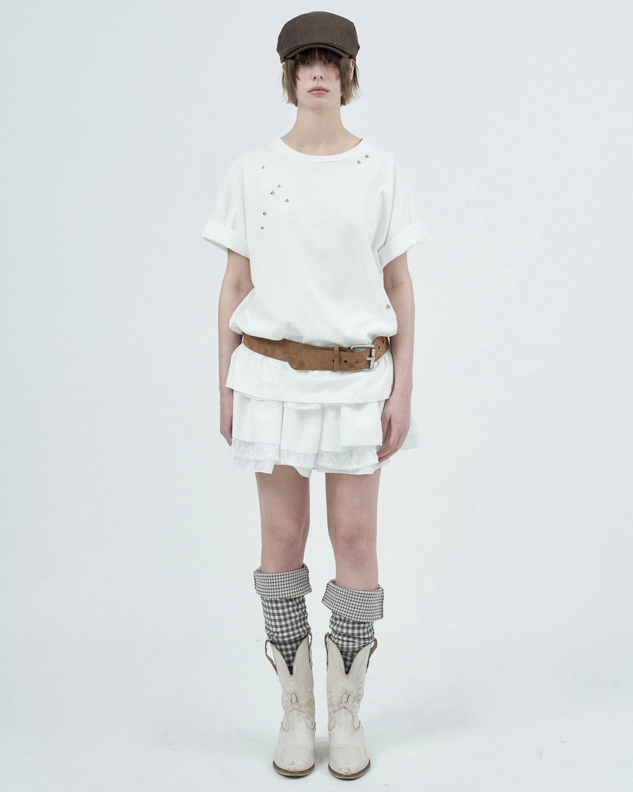 fazed-ss-25-leo-lace-cancan-skirt-/-white