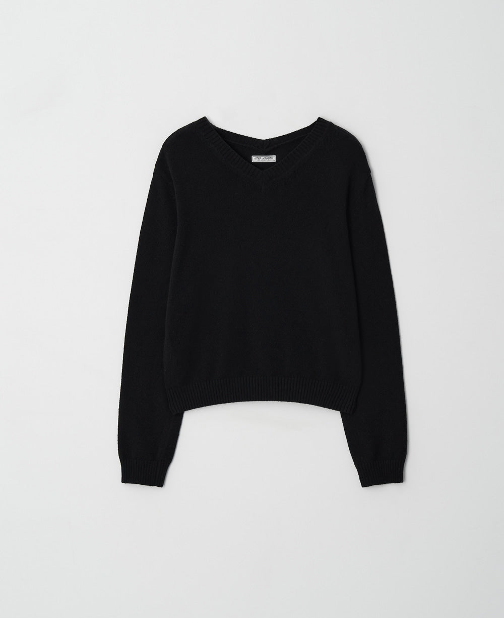 step-around-ss-26-spun-yarn-double-v-neck-knit-black-black-s
