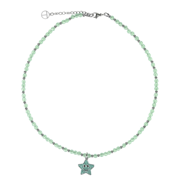 twentyoneaugust-ss-26-green-smiley-star-choker-green-s