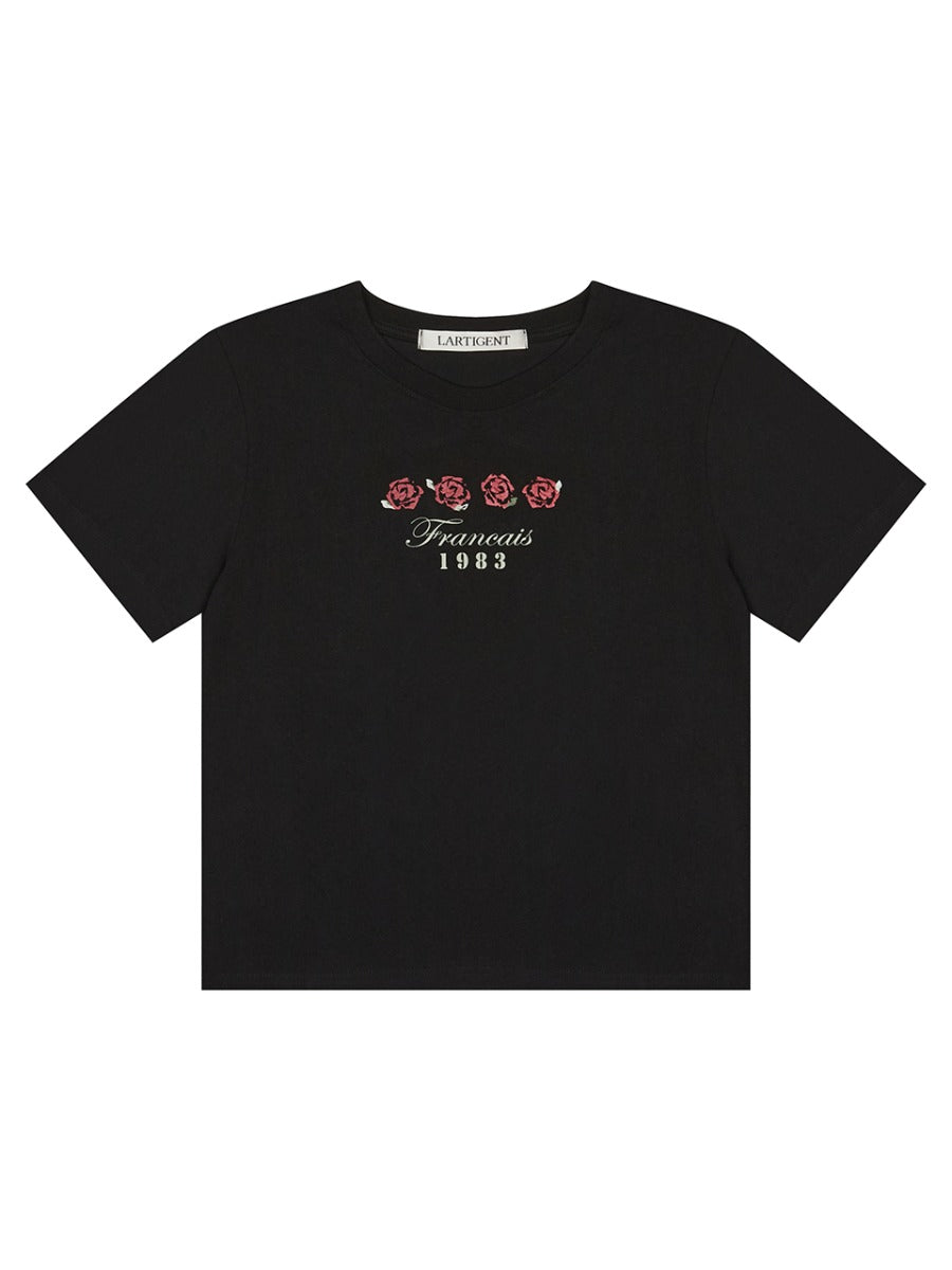 lartigent-ss-25-l18-rose-t-shirt-black-black-s