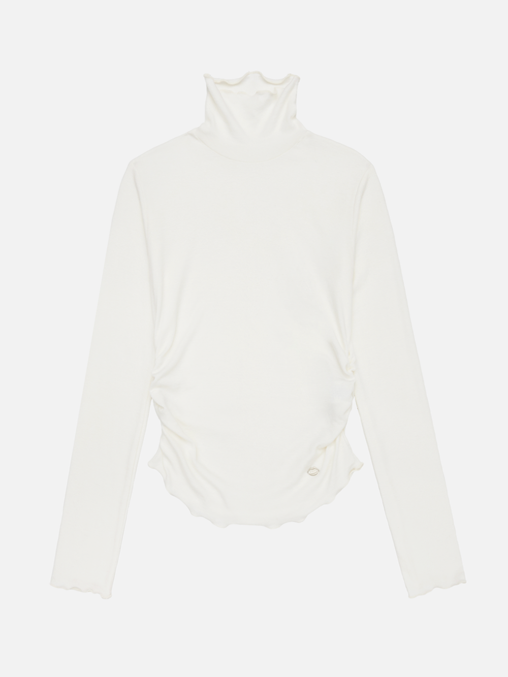 call-out-new-year-fw-25-lip-point-label-shirring-turtleneck-knit-ivory-ivory-s