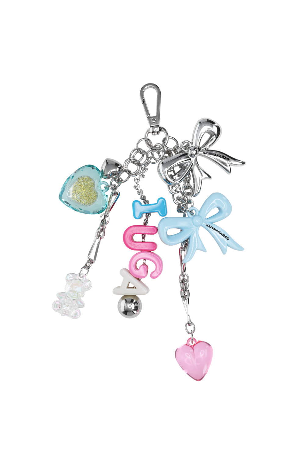 iugamakaras-ss-25-colorful-iuga-ribbon-keyring-silver-s