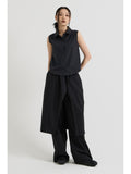 vadefy-ss-25-cotton-banding-skirt-pants-black-black-s