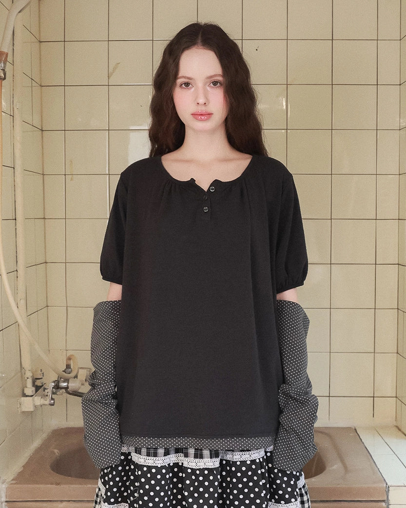 fazed-fw-25-back-ribbon-flare-top-charcoal-charcoal-s