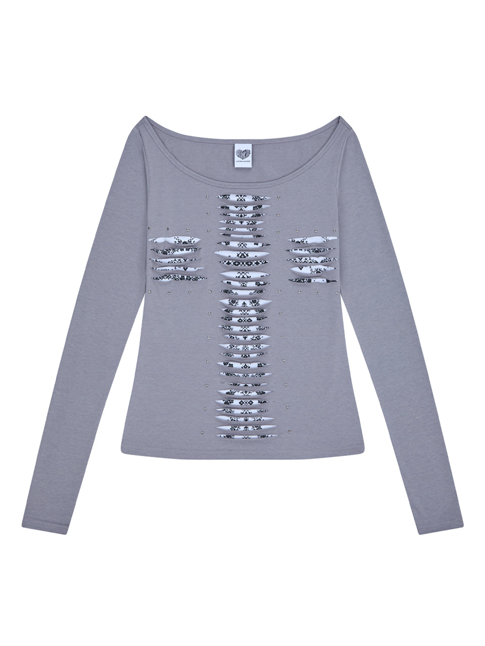 luv-is-true-fw-26-rl-cross-cut-out-tee-gray-gray-s
