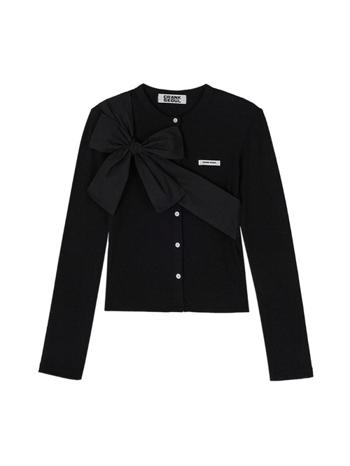 crank-ss-25-ribbon-tied-knit-cardigan-black-black-s
