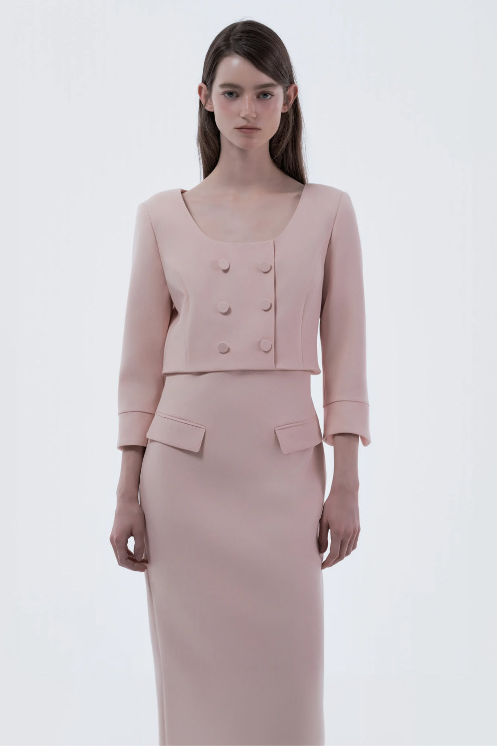 mausoleum-ss-26-celina-button-long-dress-pink-pink-s