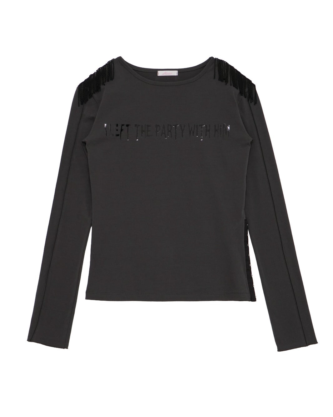 hetit-fw-26-fringe-side-slit-t-shirt-charcoal-charcoal-s