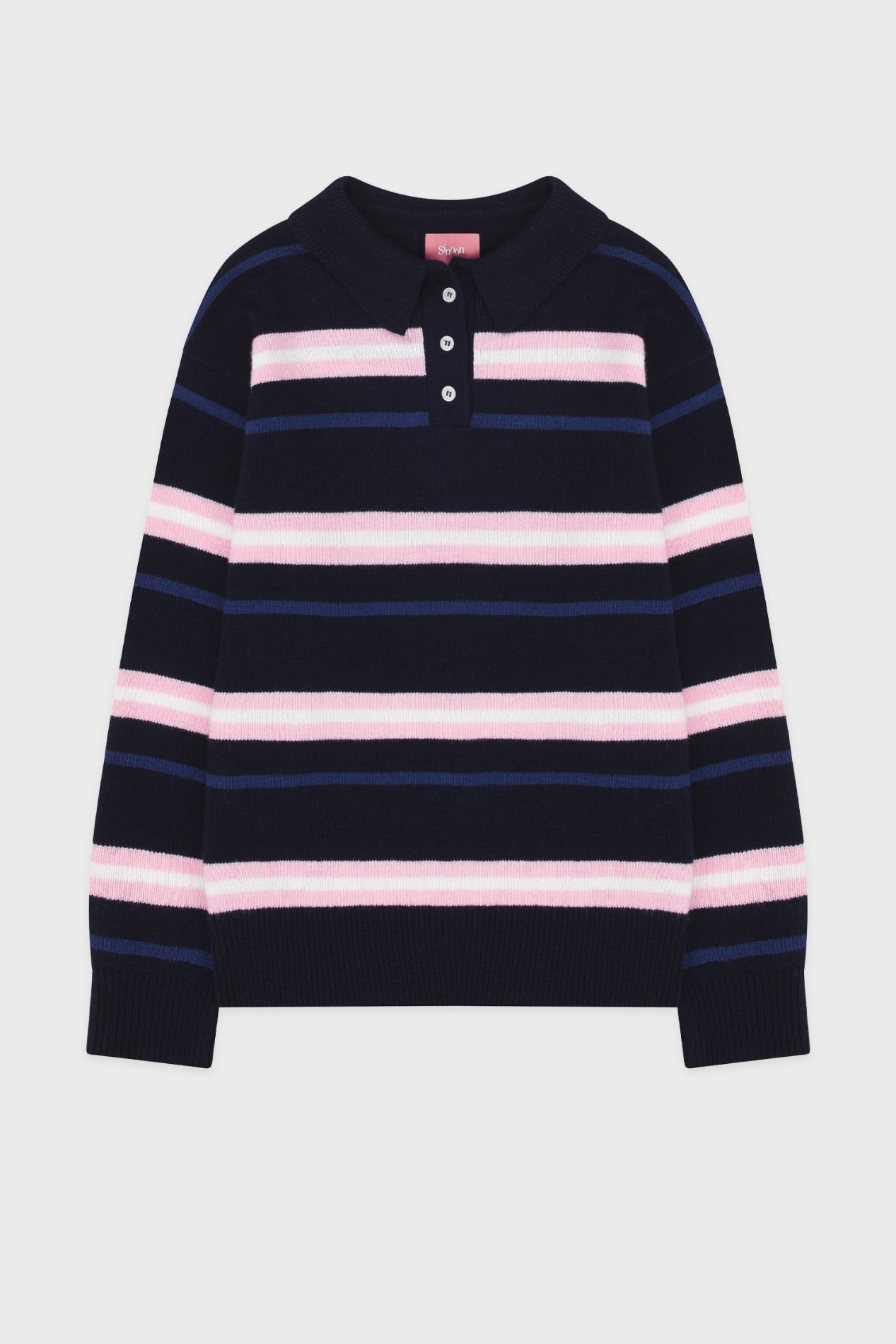 sinoon-fw-25-sinoon-striped-polo-knit-navy-navy-s