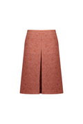 pokofosca-fw-25-front-tuck-midi-skirt-umber-umber-s
