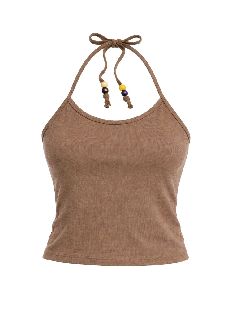 sserpe-ss-26-beads-pigment-halter-neck-sleeveless-brown-brown-s