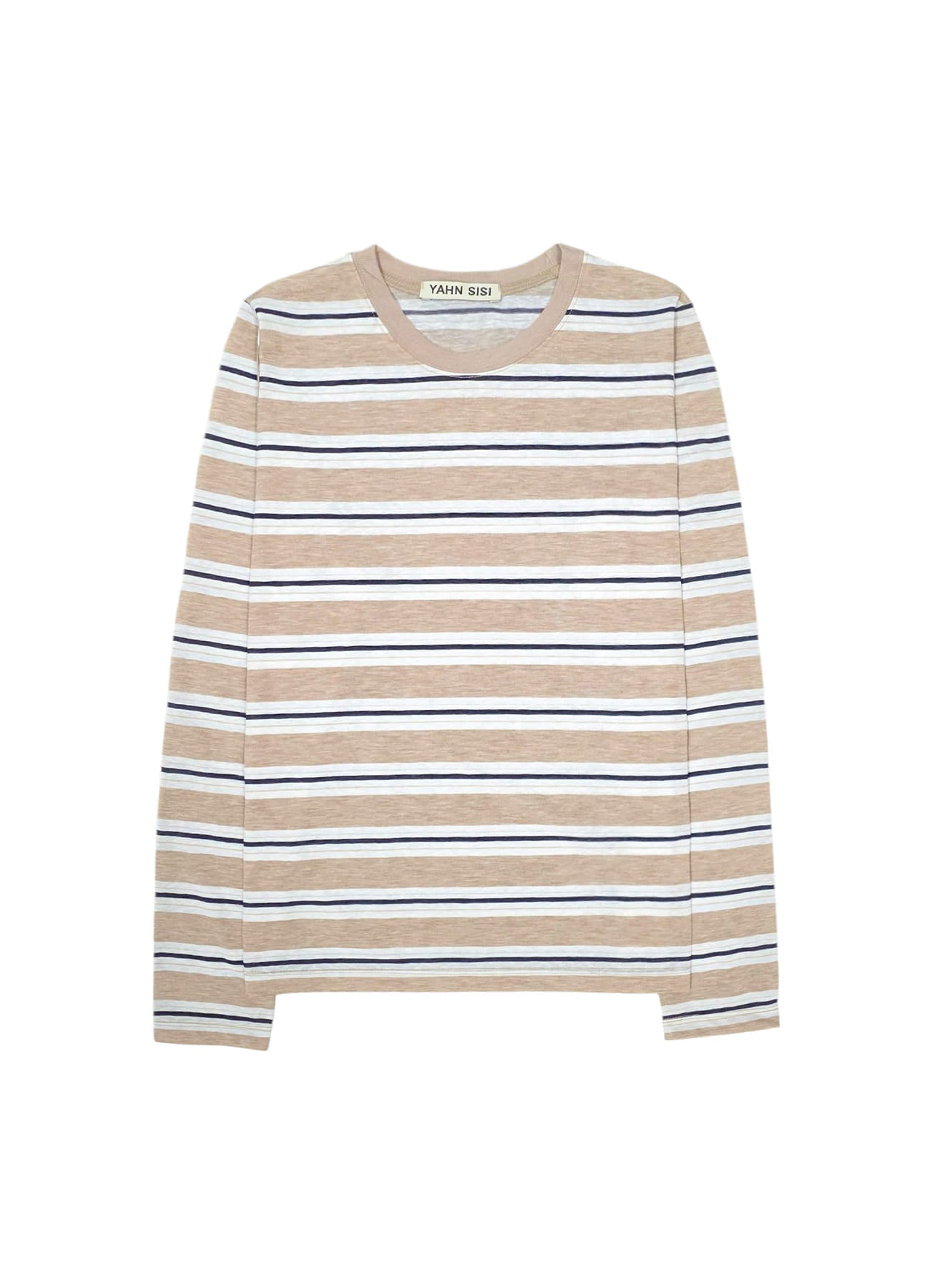 yahn-sisi-fw-25-stripe-long-sleeve-beige-beige-s