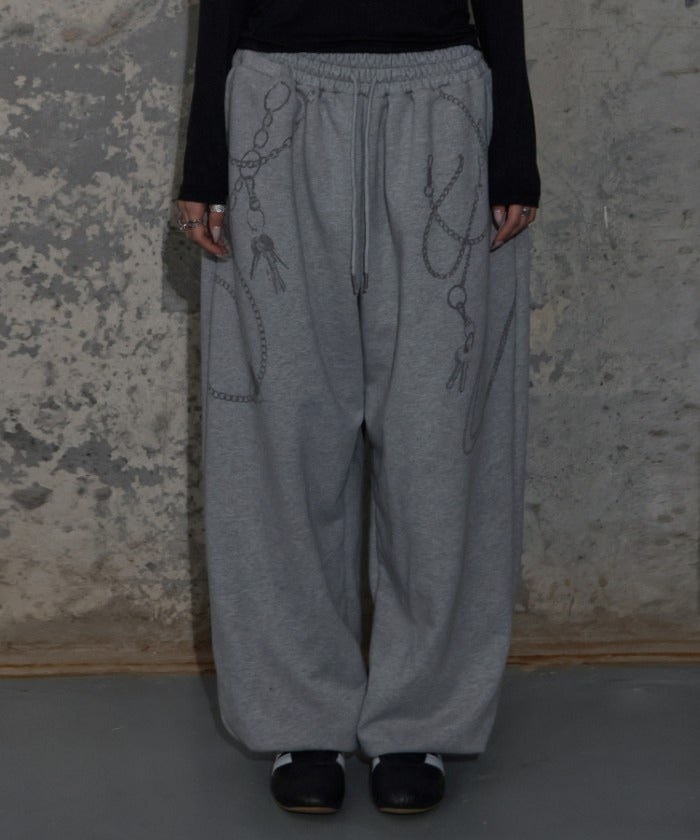 fancy-club-fw-25-keychain-eyelet-sweatpants-melange-f25zd972-melange-s