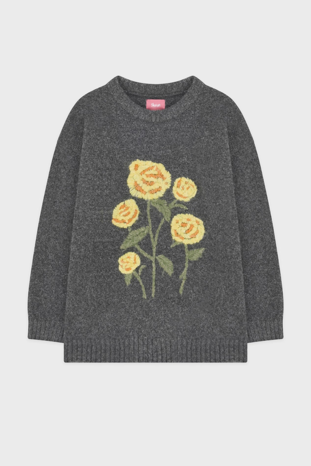 sinoon-fw-25-rose-garden-pullover-knit-melange-grey-melange-grey-s